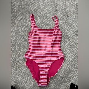 Solid and striped Annemarie swimsuit